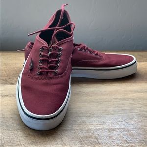 Maroon Vans